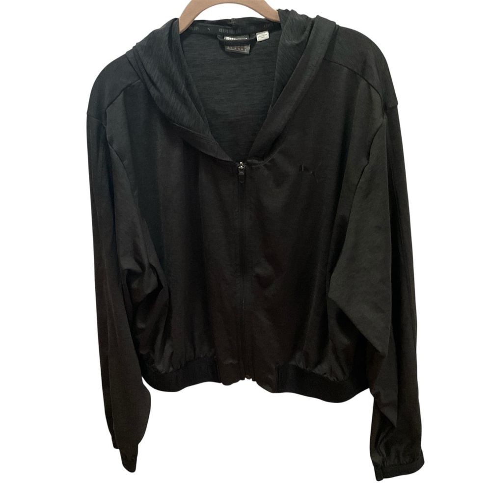 Puma Crop Style Hooded Jacket size XL